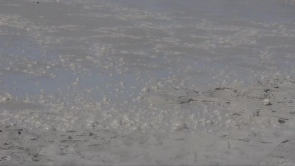 Phlegraean Fields Campi Flegrei Solfatara Mist Stoom Fumarolen Vulkanische Gebied — Stockvideo