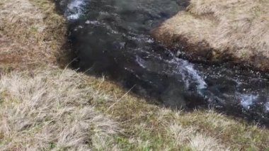 çözünürlük, torrent, dere, su, alp praire, erime sırasında dağ seli,