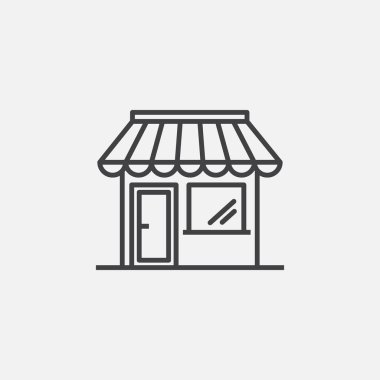 mağaza simgesi vektörü