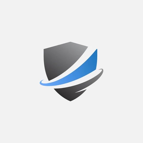 Ilustrace Designu Štítové Ikony Šablona Designu Štítového Loga Bezpečnostní Logo — Stockový vektor