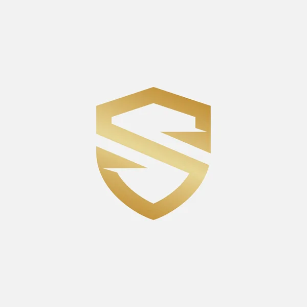 Shield Icon Design Illustration Shield Logo Design Template Security Logo — 스톡 벡터