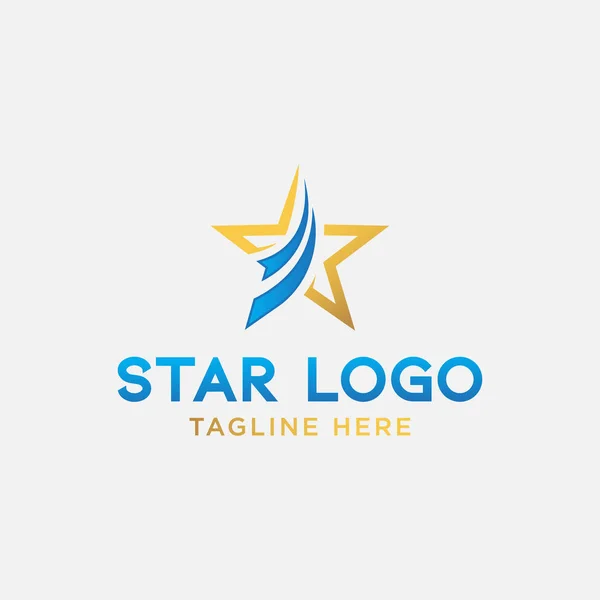 Modello Design Logo Star Icona Del Vettore Stellare Star Logo — Vettoriale Stock