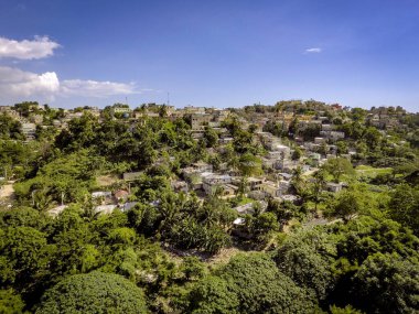 Dominik Cumhuriyeti 'nin Santo Domingo kentinin panoramik manzarası