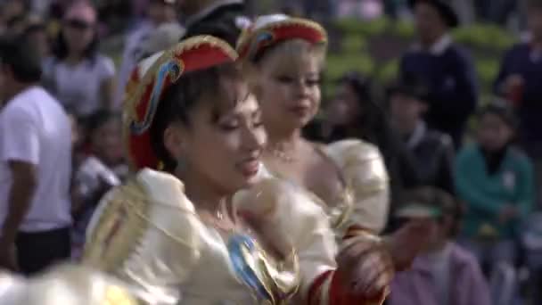 Sucre Chuquisaca Bolivia September September 2013 Typical Folkloric Bolivian Dance — 图库视频影像