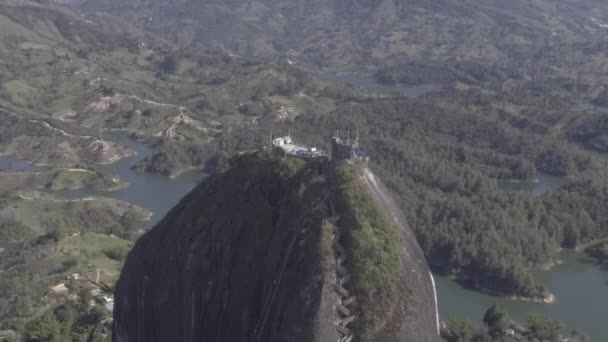 Widok Kamień Gwatap Penol Zbocza Małych Wzgórz Które Otaczają Które — Wideo stockowe