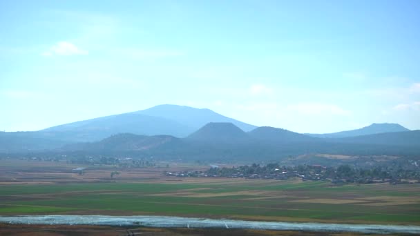 Michoacn Ocampo Mexico January 2011 Magnificent Landscape Teotihuacan Mexican Archaeological — Stock Video