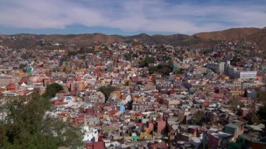 Picturesque Guanajuato City, Meksika 'da Farklı Renklerle Boyalı Evler