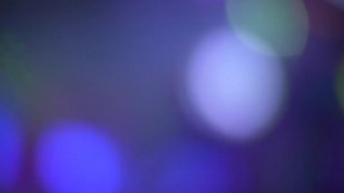 Gece kulübünde Renkli, Odaklanmamış Işıklar 