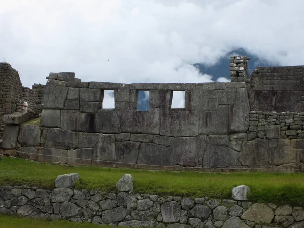 Ruínas Antigas Cidade Machu Picchu Inca — Fotografia de Stock