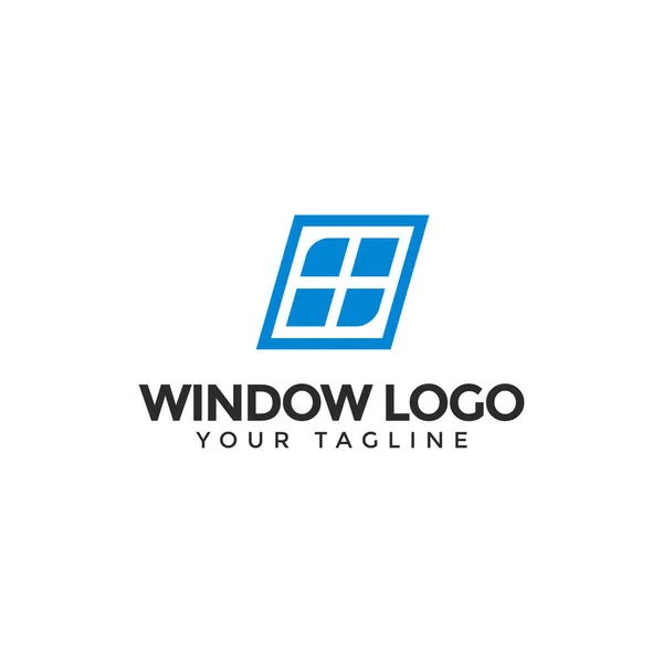 Window Logo Design Template — Stock Vector