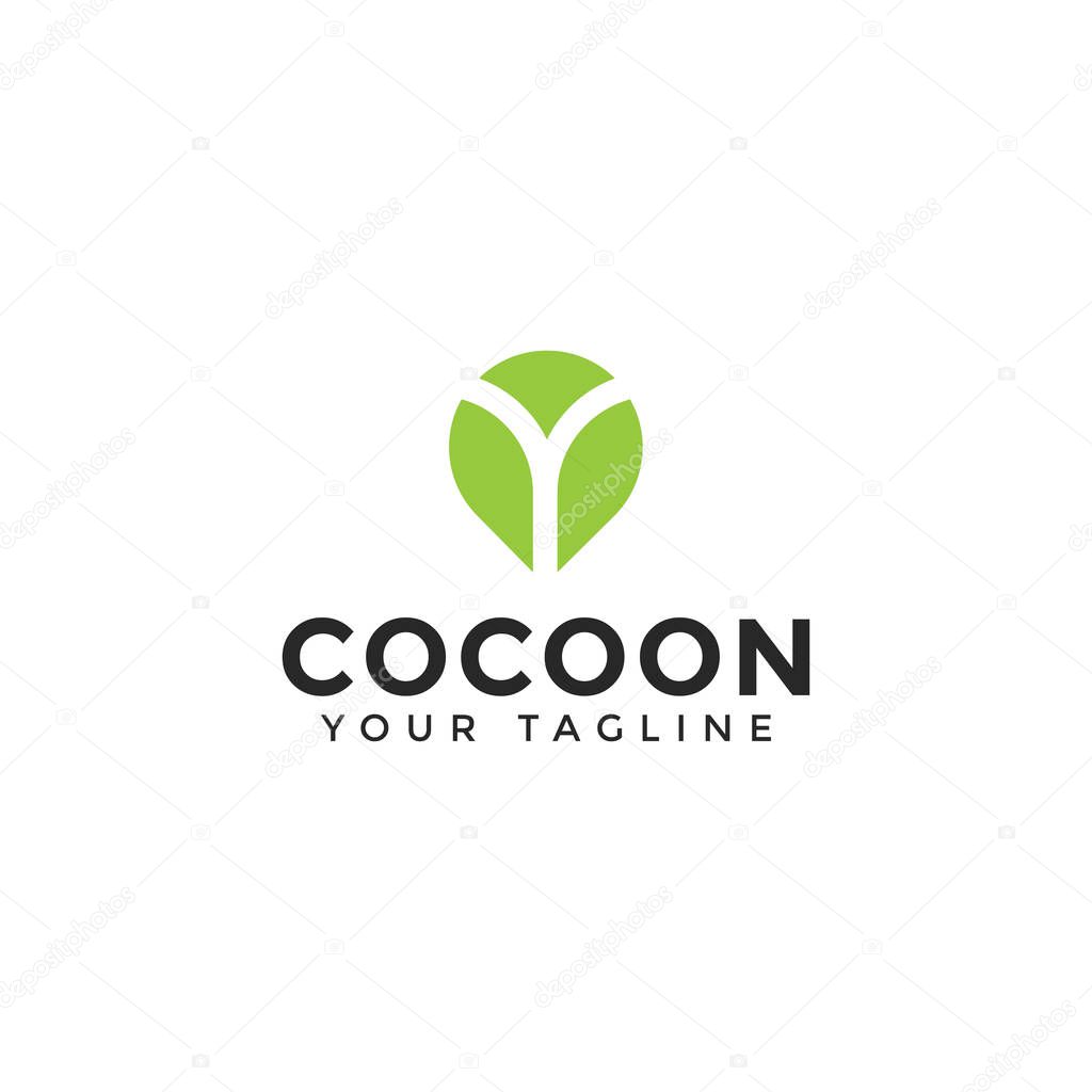 Abstract Cocoon Logo Design Template