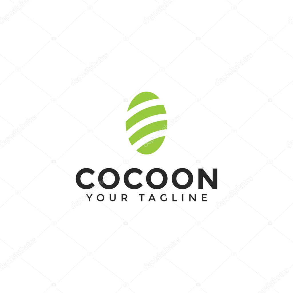 Abstract Cocoon Logo Design Template