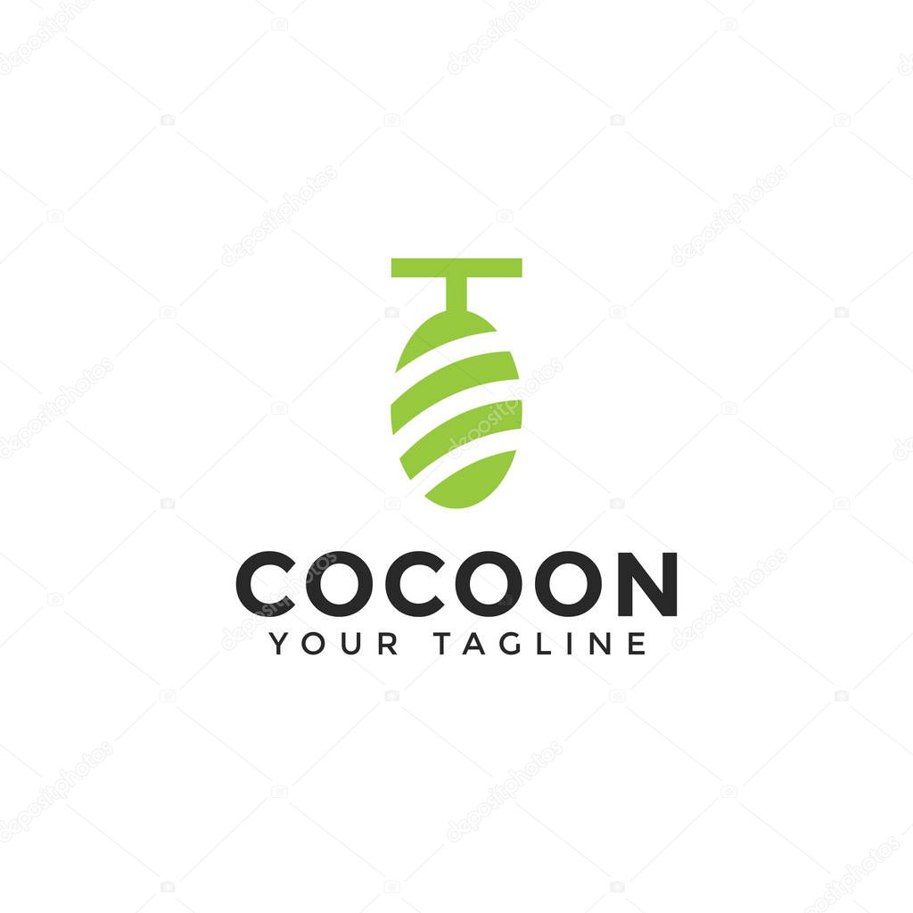 Abstract Cocoon Logo Design Template