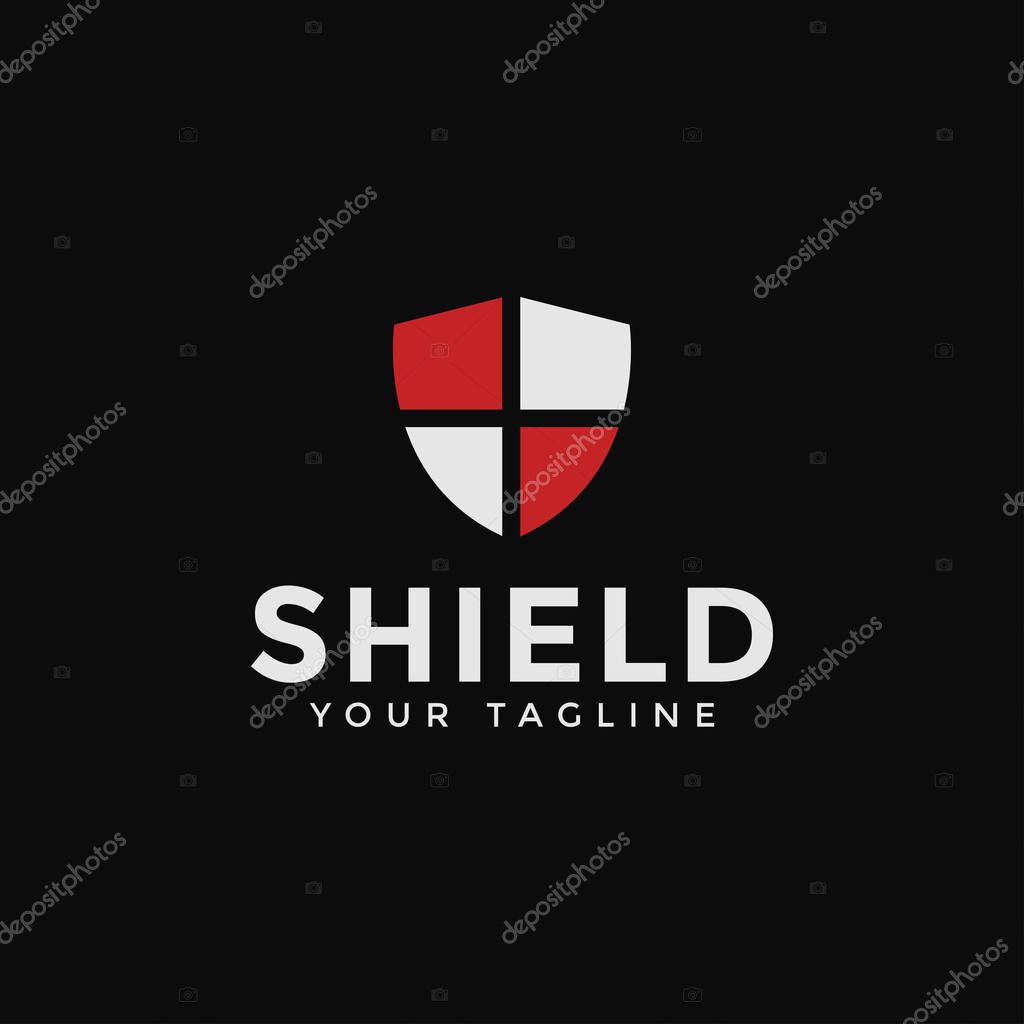 Abstract Shield, Security, Defense, Protector Logo Design