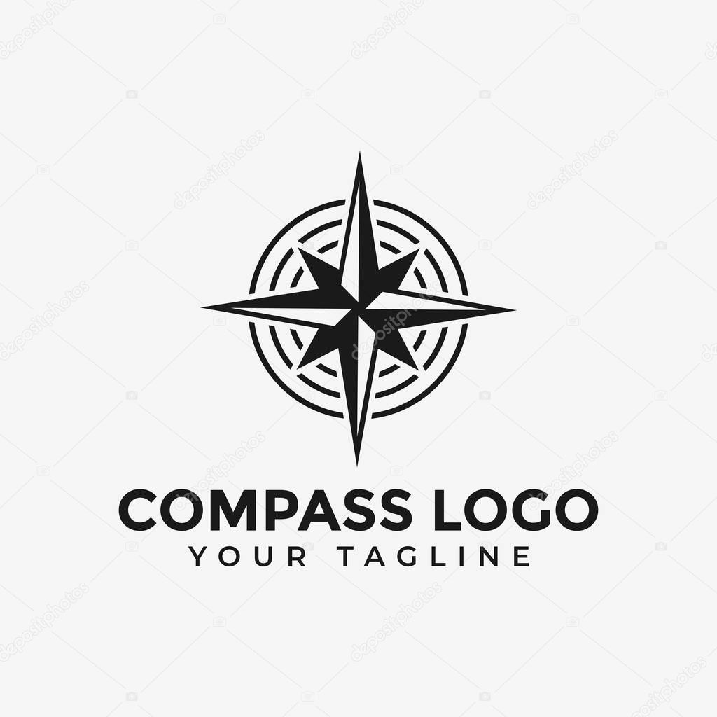 Compass, Navigation, Adventure Logo Design Template