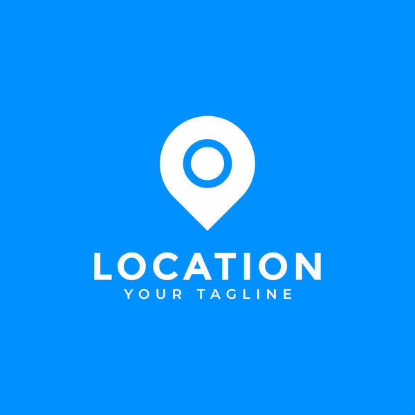 Location, Point, GPS, Position, Map Navigation, Place Logo Design