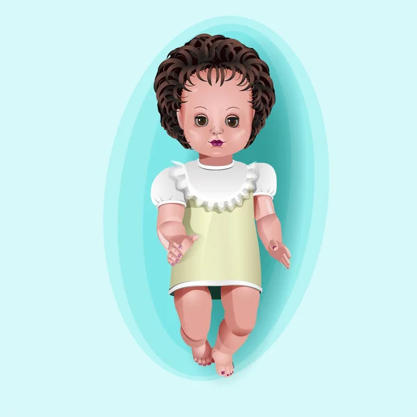 kız için vektör resim bebeği