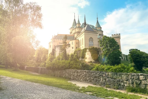 Mittelalterliche Burg bojnice — Stockfoto