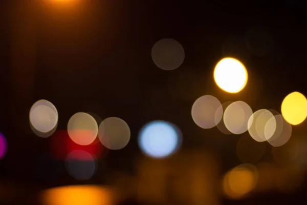 М'яке зображення боке світла в місті — стокове фото