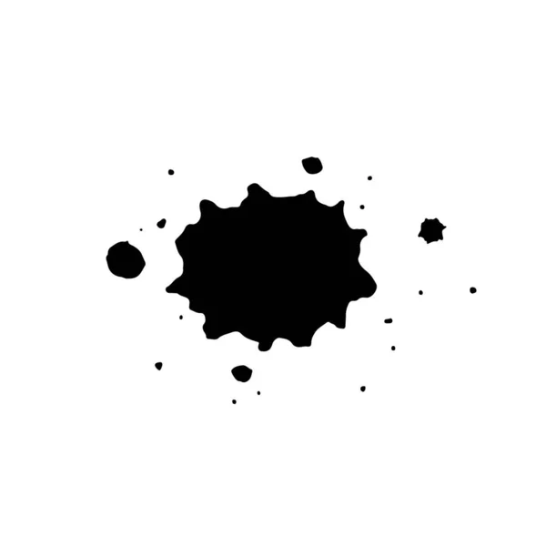 Farbfleck mit Spray. Vektor isolierte Abbildung. — Stockvektor