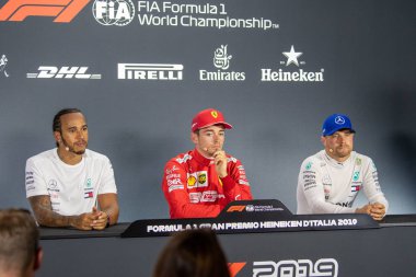 Formula 1 Şampiyonası Grand Prix Heineken İtalya 2019 - Cumartesi - Basın Toplantısı 