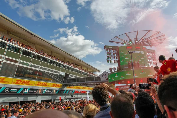 Campeonato de Fórmula 1 Grand Prix Heineken Of Italy 2019 - Domingo - Podio — Fotografia de Stock