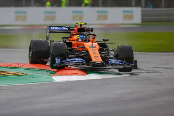 Vítěz Formule 1 Grand Prix Itálie 2019-pátek-svobodná praxe 1 a 2 — Stock fotografie