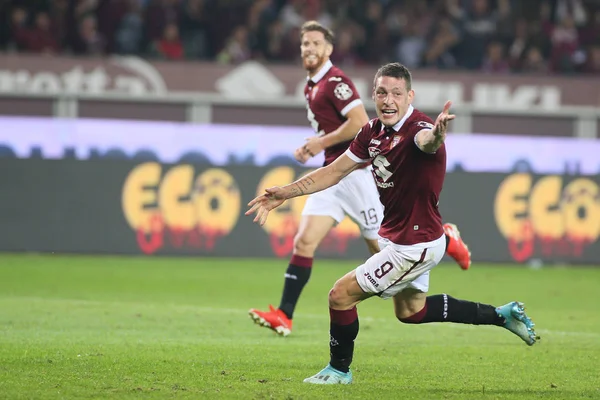 Włoski Soccer Serie A mężczyźni Mistrzostwa Torino vs Milan — Zdjęcie stockowe