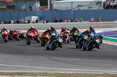 93 marc marquez repsol honda team during Official Test MotoGP In Misano Adriatico - RN - 2019 , MotoGP World Championship in Misano Adriatico, Italy, August 30 2019 - LPS/Alessio Marini clipart