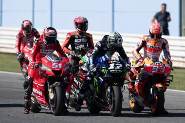 Motogp Dünya Şampiyonası Cuma günü San Marino ve Riviera of Rimini 'nin Motogp' u (fp1-fp2) 