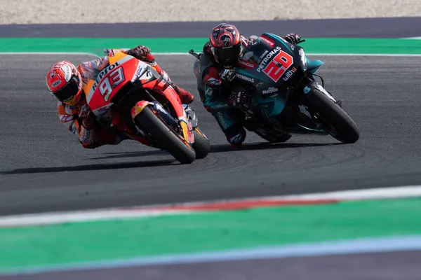 Marc Marquez Repsol Honda Takımı Misano Adriatico Motogp 2019 Motogp — Stok fotoğraf