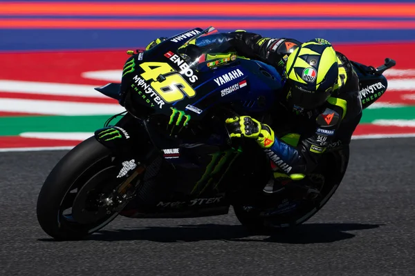 Motogp Dünya Şampiyonası Cuma günü San Marino ve Riviera of Rimini 'nin Motogp' u (fp1-fp2) — Stok fotoğraf