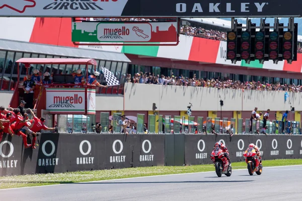 Motogp Wereldkampioenschap Grand Prix van Italië 2019 - Mugello - Podio Motogp — Stockfoto