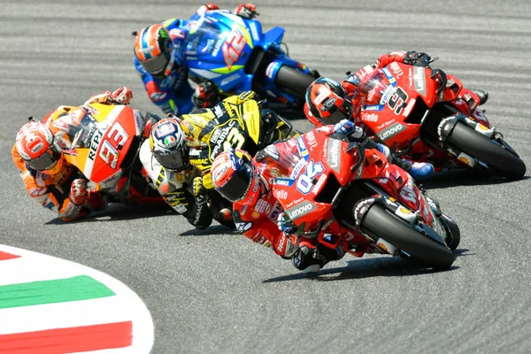 Campeonato del Mundo de MotoGP Gran Premio de Italia 2019 - Mugello - Carrera — Foto de Stock