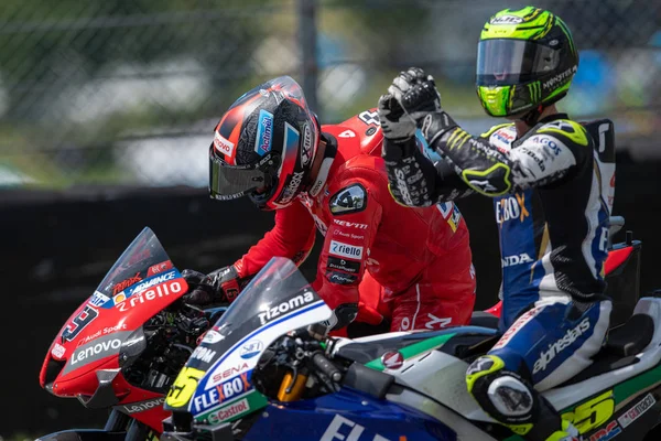 Motogp World Championship Grand Prix Of Italy 2019 -ムジェロ- Q1とQ2 — ストック写真