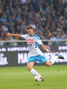 İtalyan Futbolu Serisi A Erkekler Şampiyonası Torino Napoli 'ye Karşı 