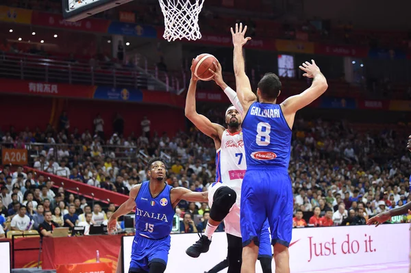 Italia Selección Nacional de Baloncesto Copa Mundial de Baloncesto de China 2019 Porto Rico vs Italia — Foto de Stock