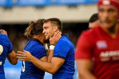 İtalyan Rugby Milli Takımı Cattolica Test Maçı 2019 - İtalya Rusya 'ya Karşı 