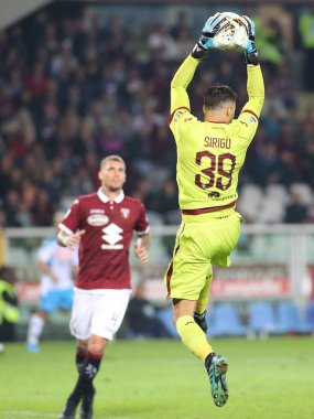 İtalyan Futbolu Serisi A Erkekler Şampiyonası Torino Napoli 'ye Karşı 