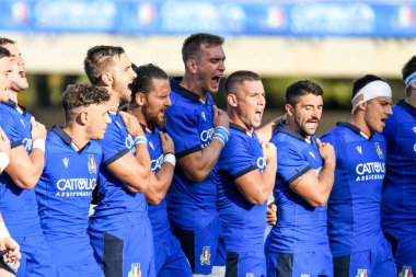 İtalyan Rugby Milli Takımı Cattolica Test Maçı 2019 - İtalya Rusya 'ya Karşı 