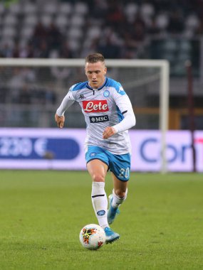 İtalyan Futbolu Serisi A Erkekler Şampiyonası Torino Napoli 'ye Karşı 