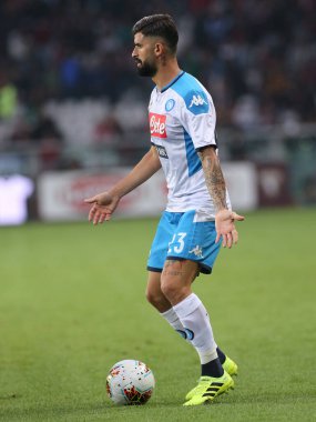 İtalyan Futbolu Serisi A Erkekler Şampiyonası Torino Napoli 'ye Karşı 