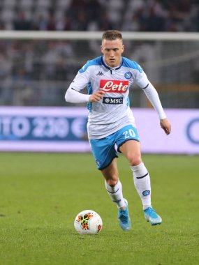 İtalyan Futbolu Serisi A Erkekler Şampiyonası Torino Napoli 'ye Karşı 