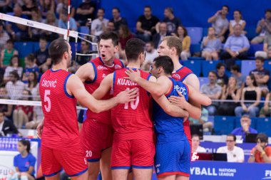 İtalyan Voleybol Ulusal Takım Milletler Ligi Erkekler 2019 - İtalya Sırbistan 'a Karşı