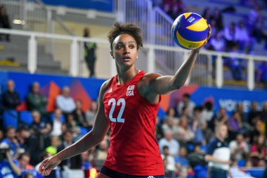 Voleybol Niyetli Uluslar Ligi Kadınları - ABD (ABD) Sırbistan 'a Karşı 