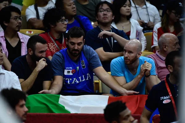 Itália Seleção de Basquetebol China Copa do Mundo de Basquete 2019 - Porto Rico Vs Itália — Fotografia de Stock