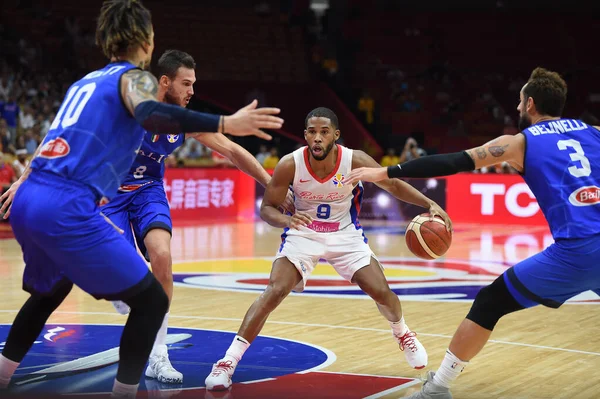 Italia Selección Nacional de Baloncesto Copa Mundial de Baloncesto de China 2019 Porto Rico vs Italia — Foto de Stock