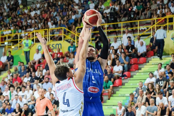 Italia Selección Nacional de Baloncesto Verona Copa de Baloncesto - Italia vs Rusia — Foto de Stock