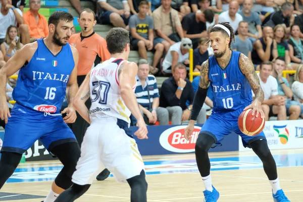 Italia Selección Nacional de Baloncesto Verona Copa de Baloncesto - Italia vs Rusia — Foto de Stock