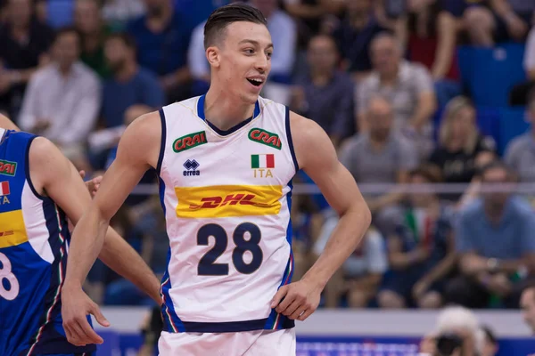 Selección de Voleibol Italiano Liga de Naciones Hombres 2019 - Italia vs Argentina — Foto de Stock